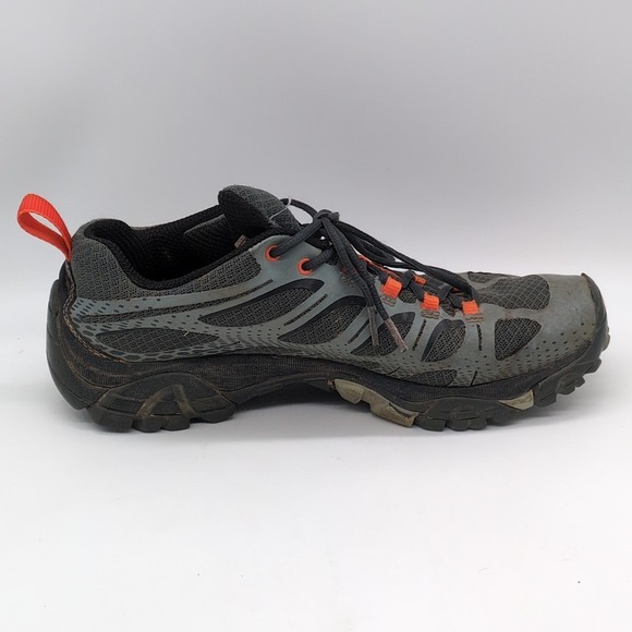 Merrell Sneakers Mens Moab Edge Gray 8.5 Trail Hiking Shoes Vibram J35427 main image 7